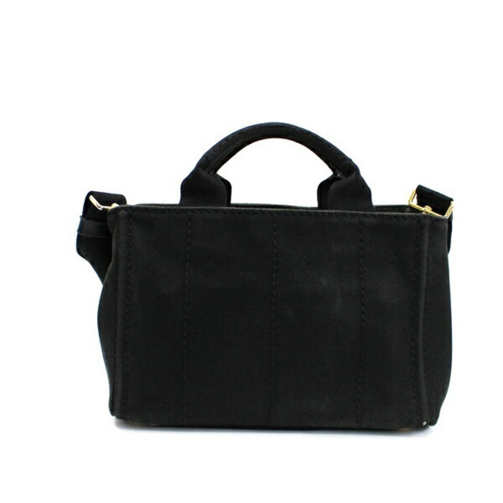 Prada Handbag Canapa Triangular Crossbody Plate C… - image 2